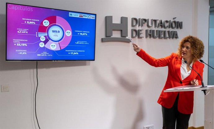 La presidenta de la Diputación de Huelva, María Eugenia Limón.