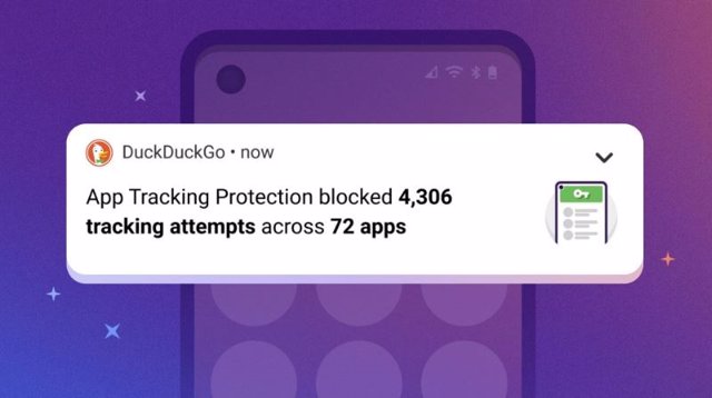 Captura de App Tracking Protection