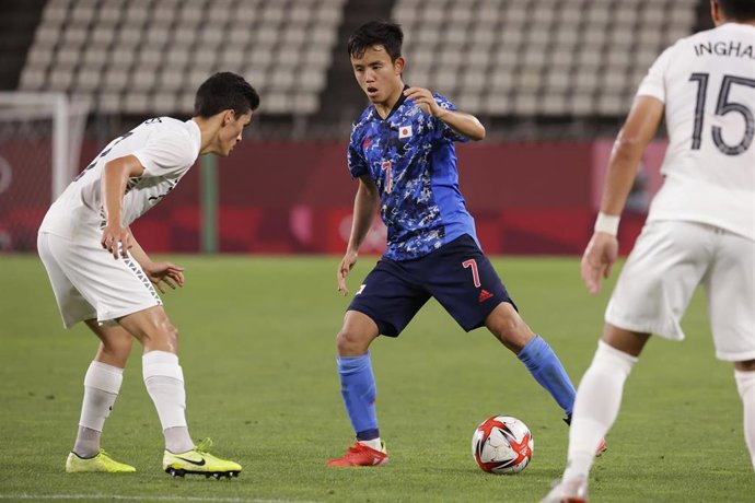 Archivo - El futbolista japonés Takefusa Kubo. 