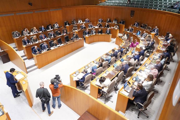Pleno de las Cortes de Aragón.