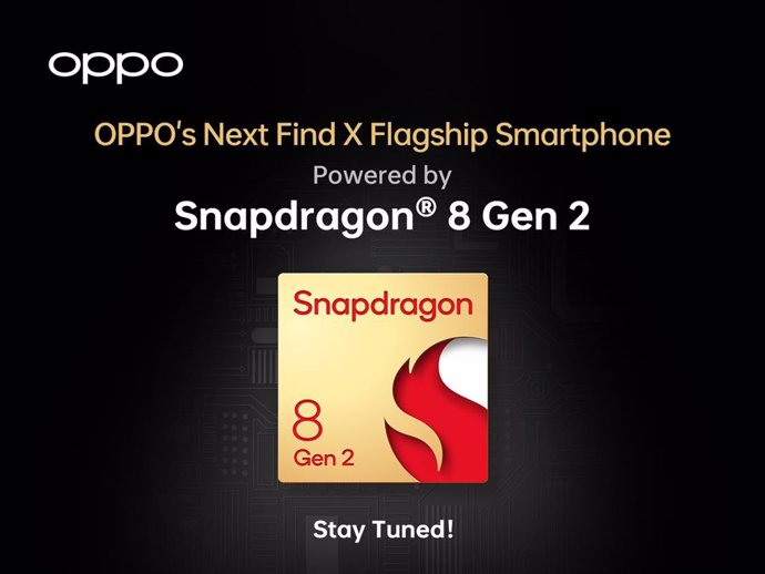 OPPO Find X será uno de los primeros móviles que utilicen la plataforma móvil Snapdragon 8 Gen 2.