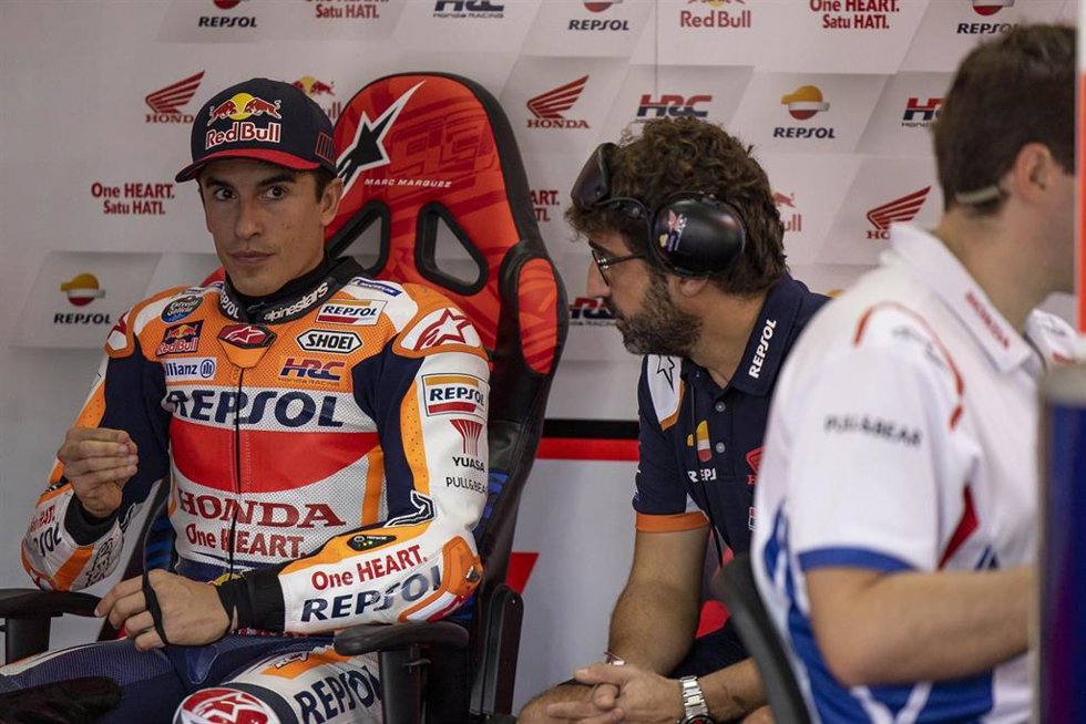 El piloto español de MotoGP Marc Márquez (Repsol Honda).