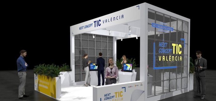 Imagen virtual del nuevo modelo de oficina turística que plantea el Ayuntamiento de Valncia a través de Visit Valncia.