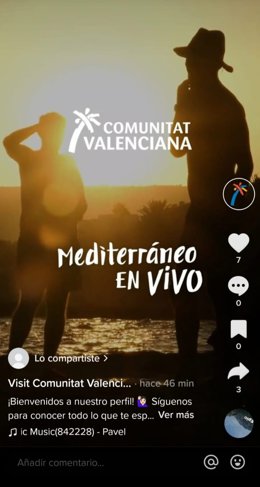 Turisme Comunitat Valenciana incorpora TikTok a su estrategia de difusión en redes sociales