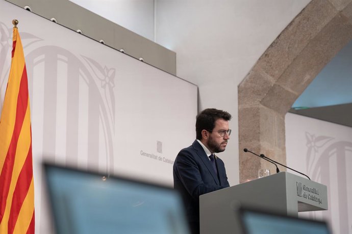 Archivo - El president de la Generalitat, Pere Aragons