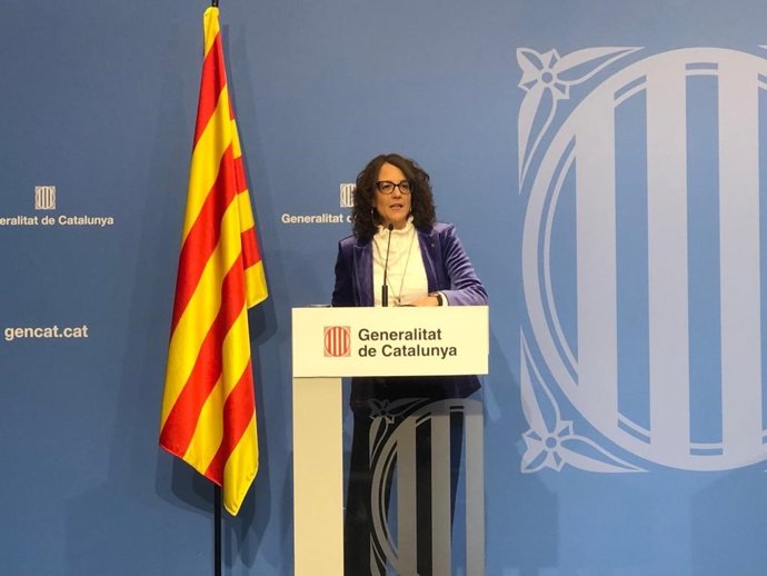 La consellera d'Igualtat i Feminismes de la Generalitat, Tnia Verge