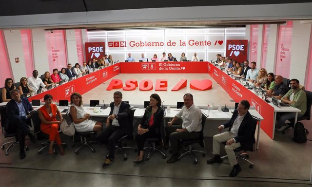 Archivo - Reunión de la Ejecutiva Federal del PSOE, en la sede socialista de la calle Ferraz, a 29 de agosto de 2022, en Madrid (España). 