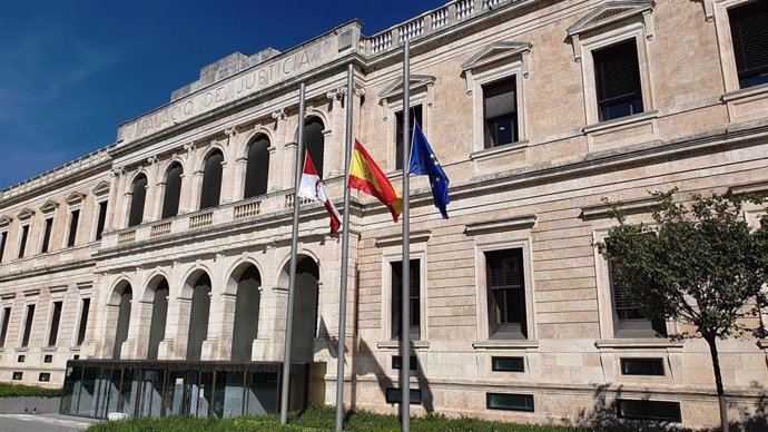 Archivo - Sede del Tribunal Superior de Justicia de Castilla y León, en Burgos.