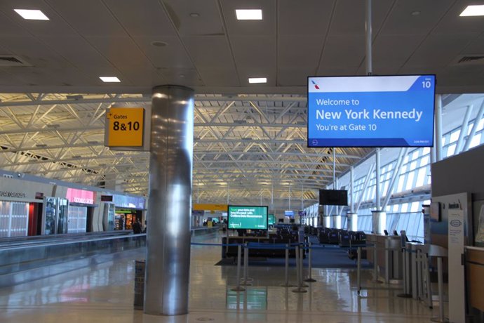 Archivo - Terminal del Aeropuerto Internacional John F. Kennedy de Nueva York.