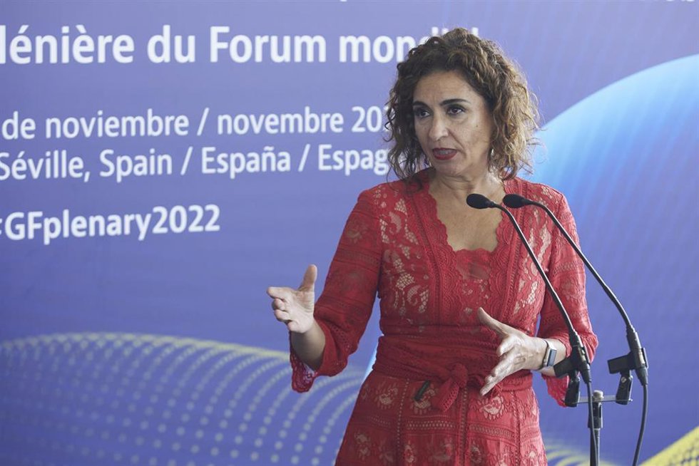 La ministra de Hacienda y Función Pública, María Jesús Montero