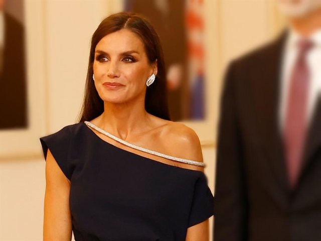 La Reina Letizia en la la cena ofrecida en su honor por el presidente de la República de Croacia y la primera dama.