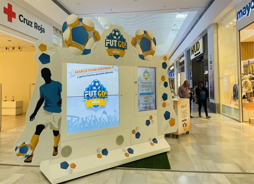 'Fun Zone' Por El Mundial De Qatar En El Centro Comercial El Faro.