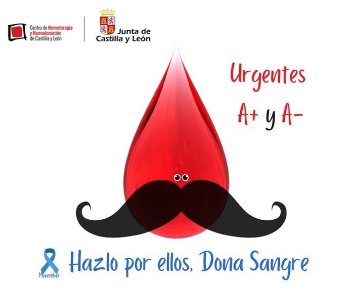 Gráfico elaborado por Dona Sangre CyL que se suma a la Comunidad Movember