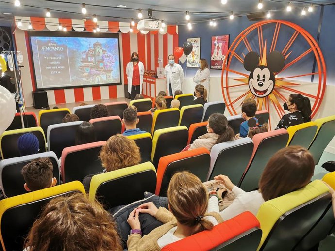 Estreno de una película Disney en un hospital andaluz
