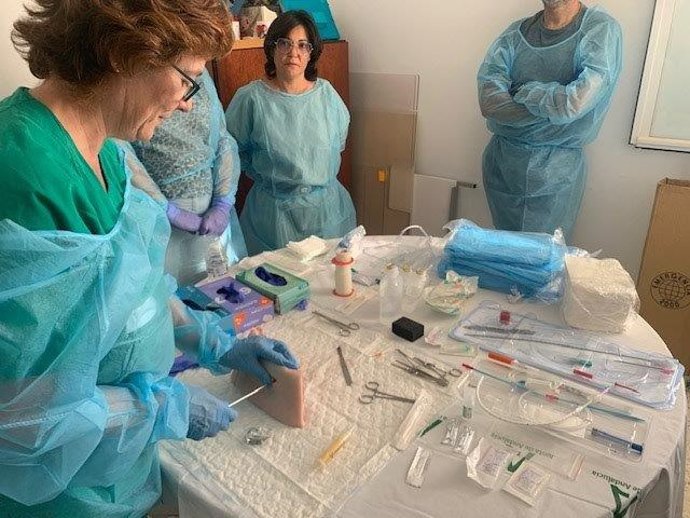 Formación en el Hospital de Puerto Real (Cádiz)