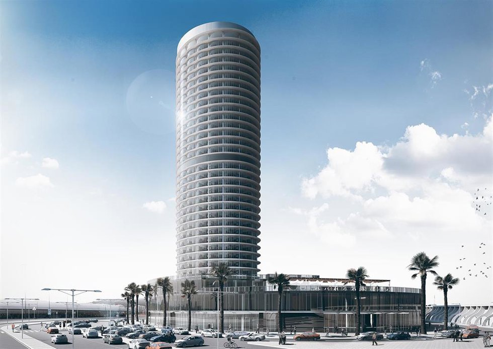 Archivo - Futura torre del puerto 