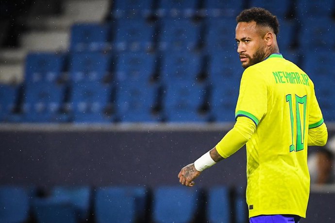 Archivo - NEYMAR JR of Brazil during the International Friendly football match between Brazil and Ghana on September 23, 2022 at Oceane Stadium in Le Havre, France - Photo Matthieu Mirville / DPPI