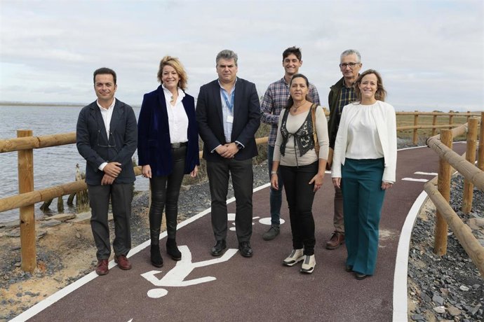 Visita al carril bici.