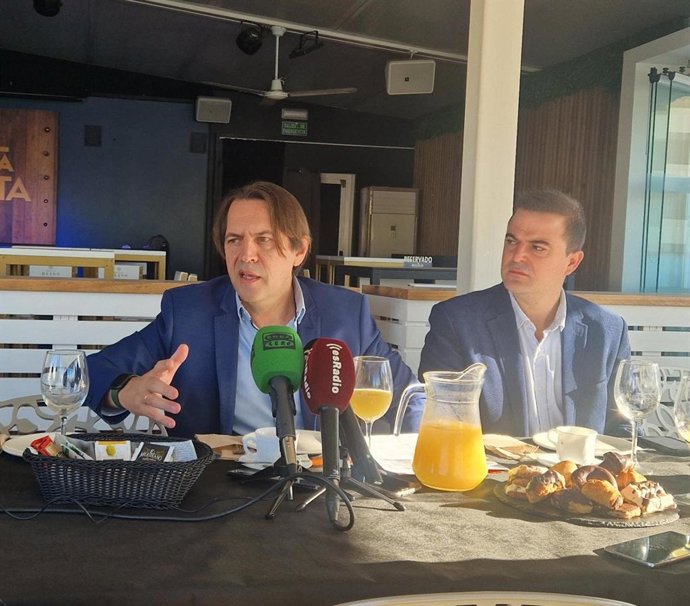 El portavoz de Cs en el Ayuntamiento de Almería y aspirante a la Alcaldía, Rafael Burgos.