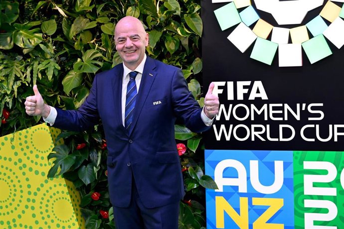 Gianni Infantino durante un acto como presidente de la FIFA