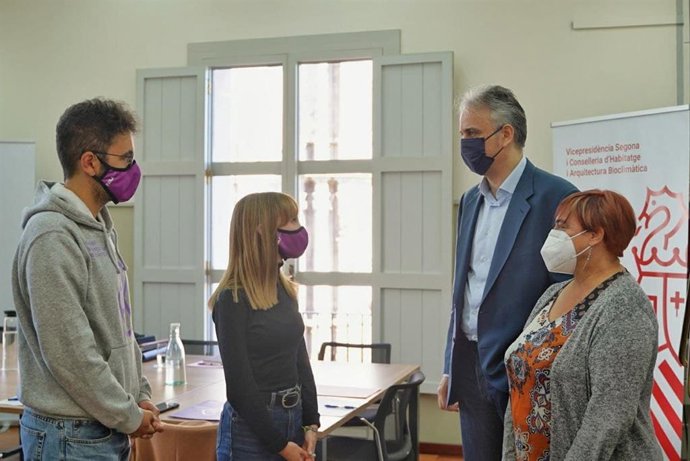 Reunión entre la Vicepresidencia Segunda de Vivienda y Arquitectura Bioclimática y el Consell Valenci de la Joventut (CVJ)
