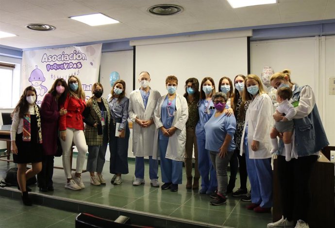 Profesionales del Área de Neonatología en el Hospital Universitario Virgen del Rocío.