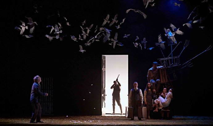 Una imagen de la representación de los Santos Inocentes.