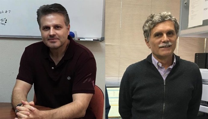 Los investigadores del Laboratorio 'Alimentación y Salud' del Centro de Edafología y Biología Aplicada del Segura (CEBAS-CSIC) Juan Carlos Espín y Francisco Tomás