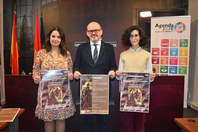 Presentación de los actos en Chinchilla de Montearagón con motivo del I Centenario de la Declaración del Monumento Histórico-Artístico de la Iglesia Parroquial Santa María del Salvador