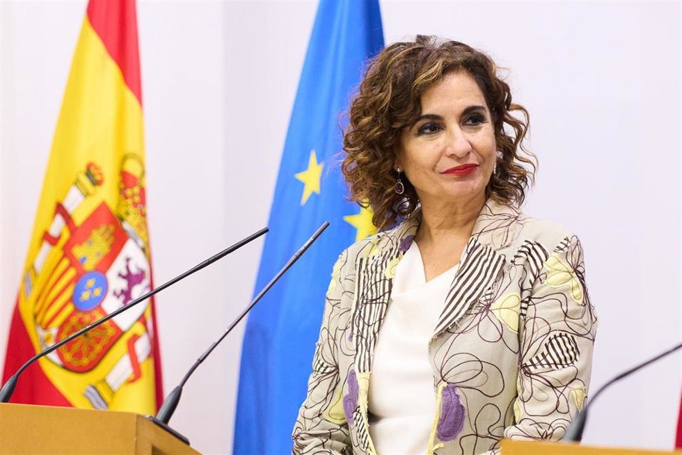 La ministra de Hacienda, María Jesús Montero.