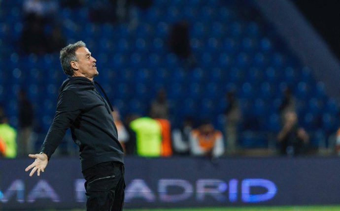 El seleccionador nacional de fútbol, Luis Enrique Martínez