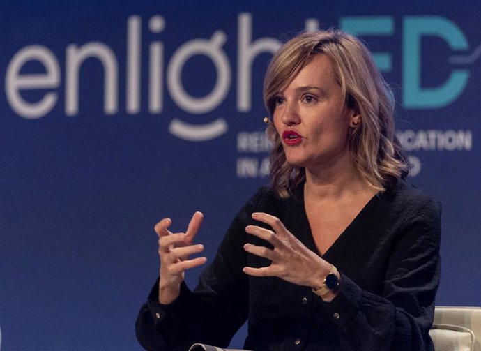 La ministra de Educación y Formación Profesional, Pilar Alegría