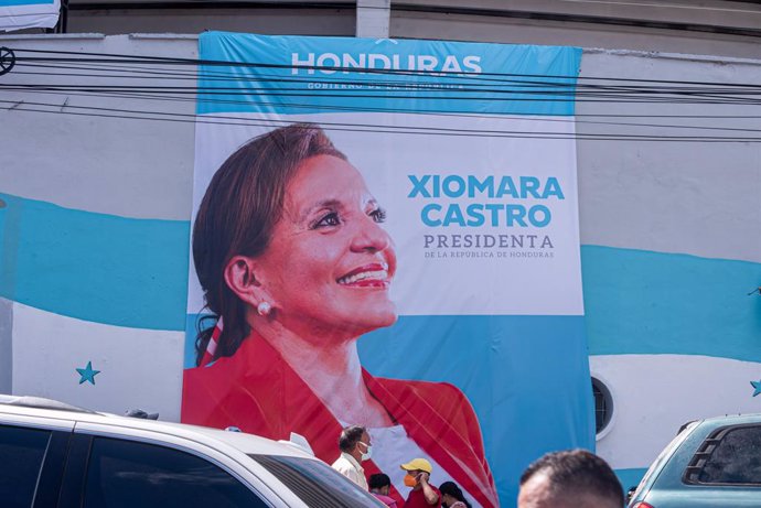 La presidenta de Honduras, Xiomara Castro