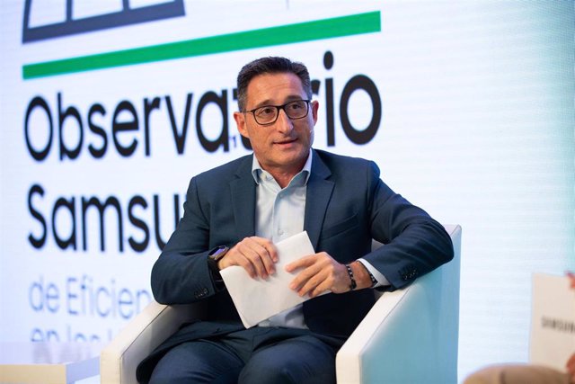 Nacho Ángel Murciano, director del área de Digital Appliances de Samsung Electronics Iberia, en la presentación del Observatorio de Eficiencia en los Hogares