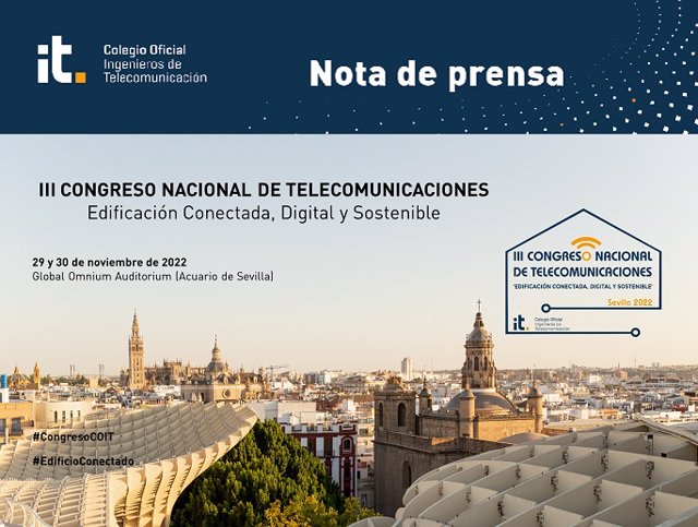 Profesionales y expertos en desarrollo de edificios y ciudades del futuro se reúnen en Sevilla los días 29 y 30.