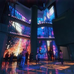 Espectáculo de proyecciones en el Museo Guggenheim Bilbao