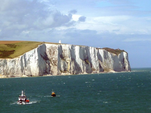 Acantilados en Dover (Inglaterra)