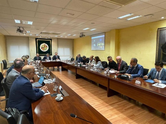 Reunión con los vicerrectores de Tecnologías de Información y Comunicación y Sostenibilidad.