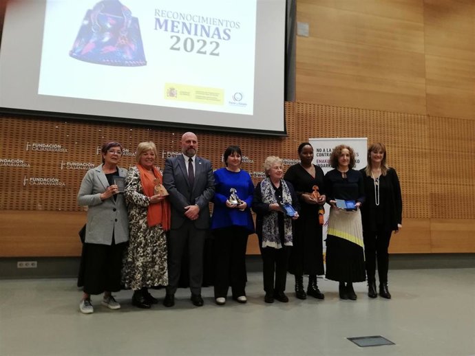 Médicos del Mundo, IESO Reyno de Navarra de Azagra y AsunCasasola, Meninas 2022 de lucha contra la violencia de género.