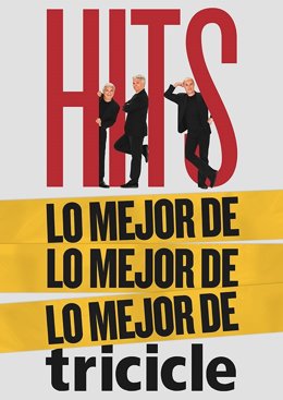 Archivo - Cartell de l'espectacle 'Hits-Chimpun!' de Tricicle 