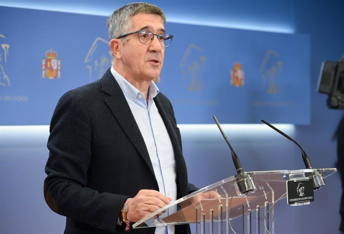 El portavoz del PSOE en el Congreso, Patxi López, en una foto de archivo.