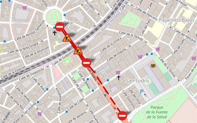 Información sobre el corte total al tráfico del túnel de la Circular.