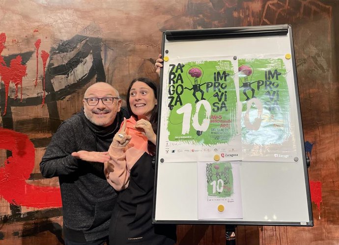 Alberto Salvador y Encarni Corrales,  de la compañía Teatro Indigesto.