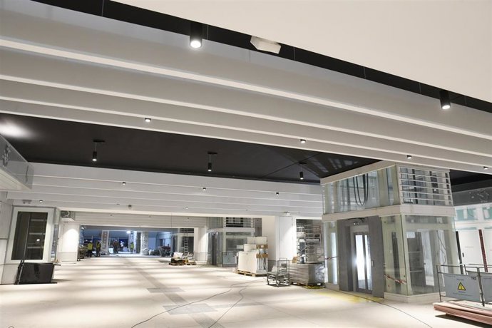 Obras del nuevo vestíbulo de Chamartín