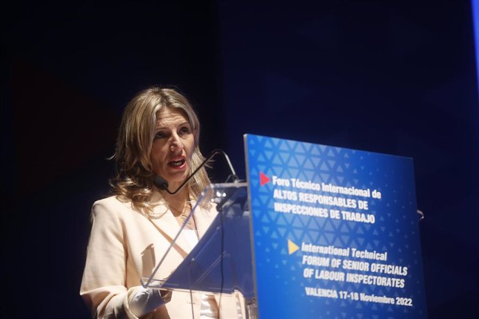 La vicepresidenta segunda y ministra de Trabajo y Economía Social, Yolanda Díaz.