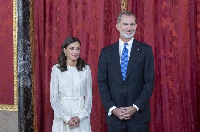 El Rey Felipe VI y la Reina Letizia en una imagen de archivo. 