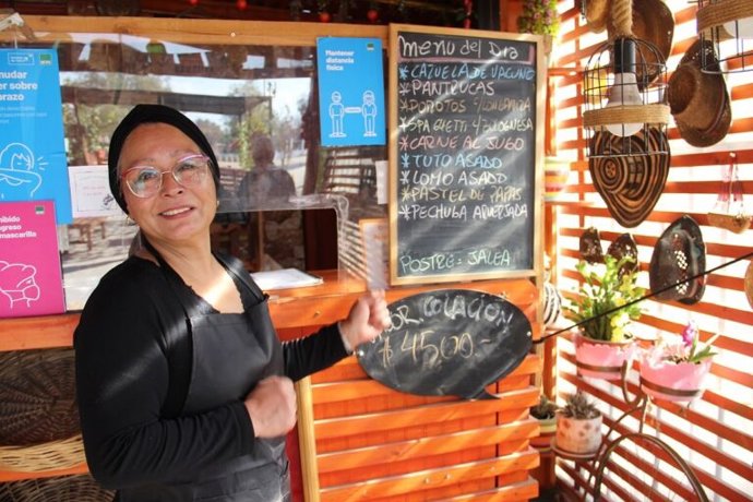 Carmen Matus, emprendedora de Fondo Esperanza, entidad chilena de la FMBBVA