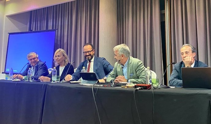 Ignacio Blanco, en el centro