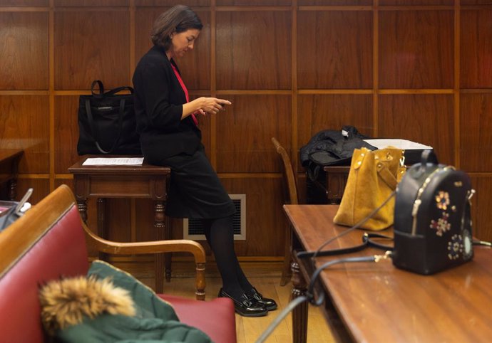 La portavoz del PSOE en el Senado, Eva Granados, durante una entrevista para Europa Press, en el Senado, a 8 de noviembre de 2022, en Madrid (España). Eva Granados es una política y sindicalista española, senadora en las Cortes Generales desde el 2021 p