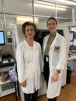 Profesionales andaluzas del Servicio de Transfusión del Hospital Universitario de Jerez